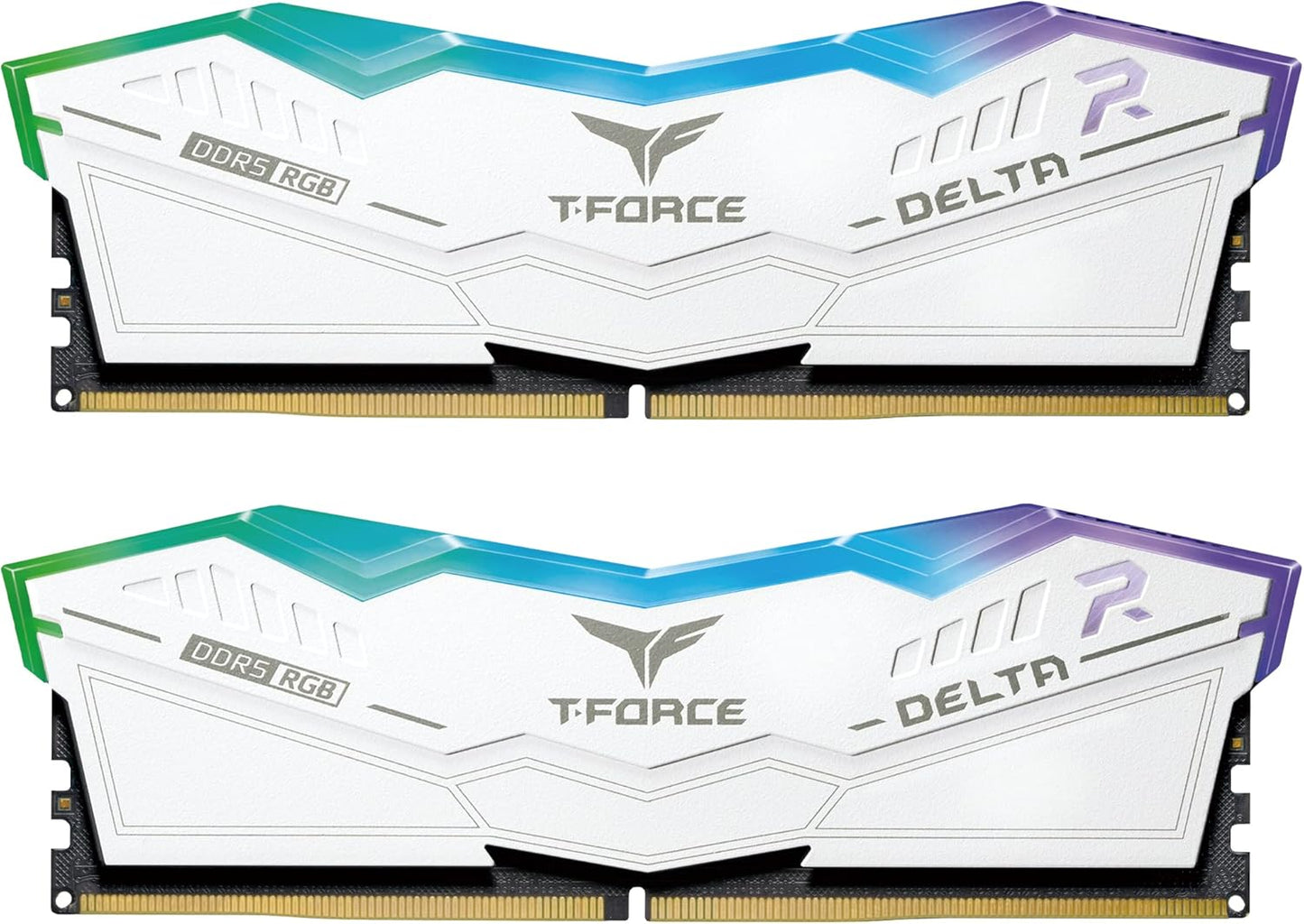 Team Group Delta White RGB DDR5 7200MHz 32GB 2x16GB CL34 Dual AMD EXPO e Intel XMP