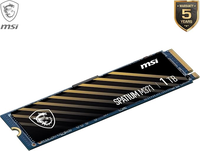 MSI SPATIUM M371 SSD 1TB NVMe M.2 Gen3x4