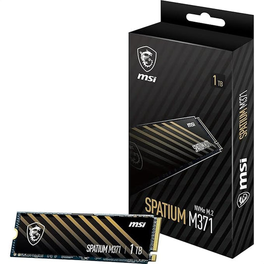 MSI SPATIUM M371 SSD 1TB NVMe M.2 Gen3x4