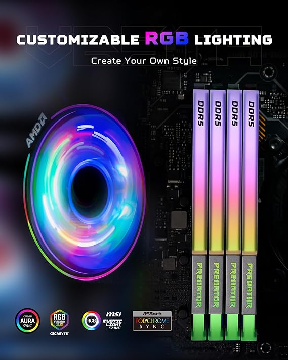 Acer Predator Vesta II RGB DDR5 6000MHz 32GB 2x16GB CL32