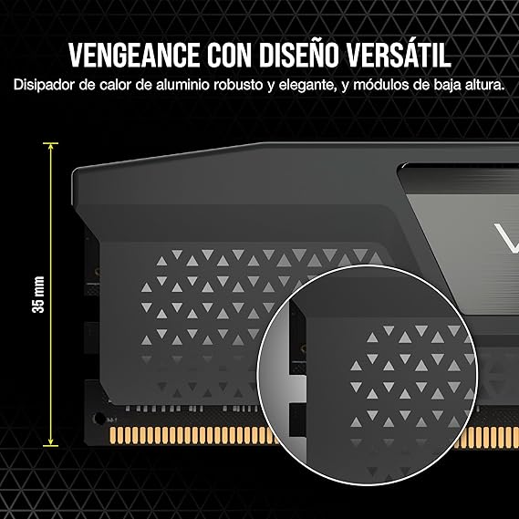 Memoria RAM Corsair Vengeance 16GB 2x8GB DDR5 6000MHz CL36 AMD EXPO Intel XMP
