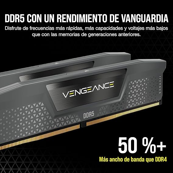 Memoria RAM Corsair Vengeance 16GB 2x8GB DDR5 6000MHz CL36 AMD EXPO Intel XMP